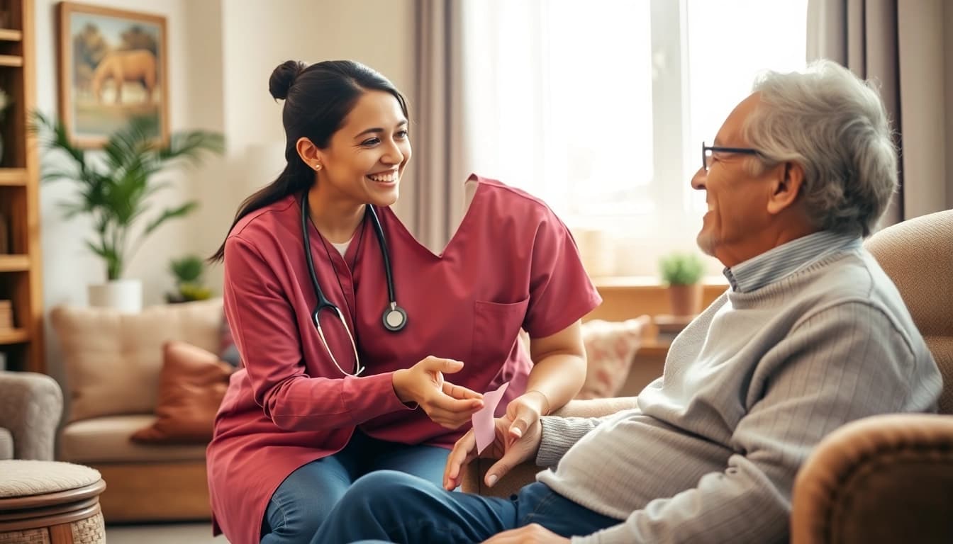 Providing in home care austin tx with compassion and warmth in a cozy home environment.