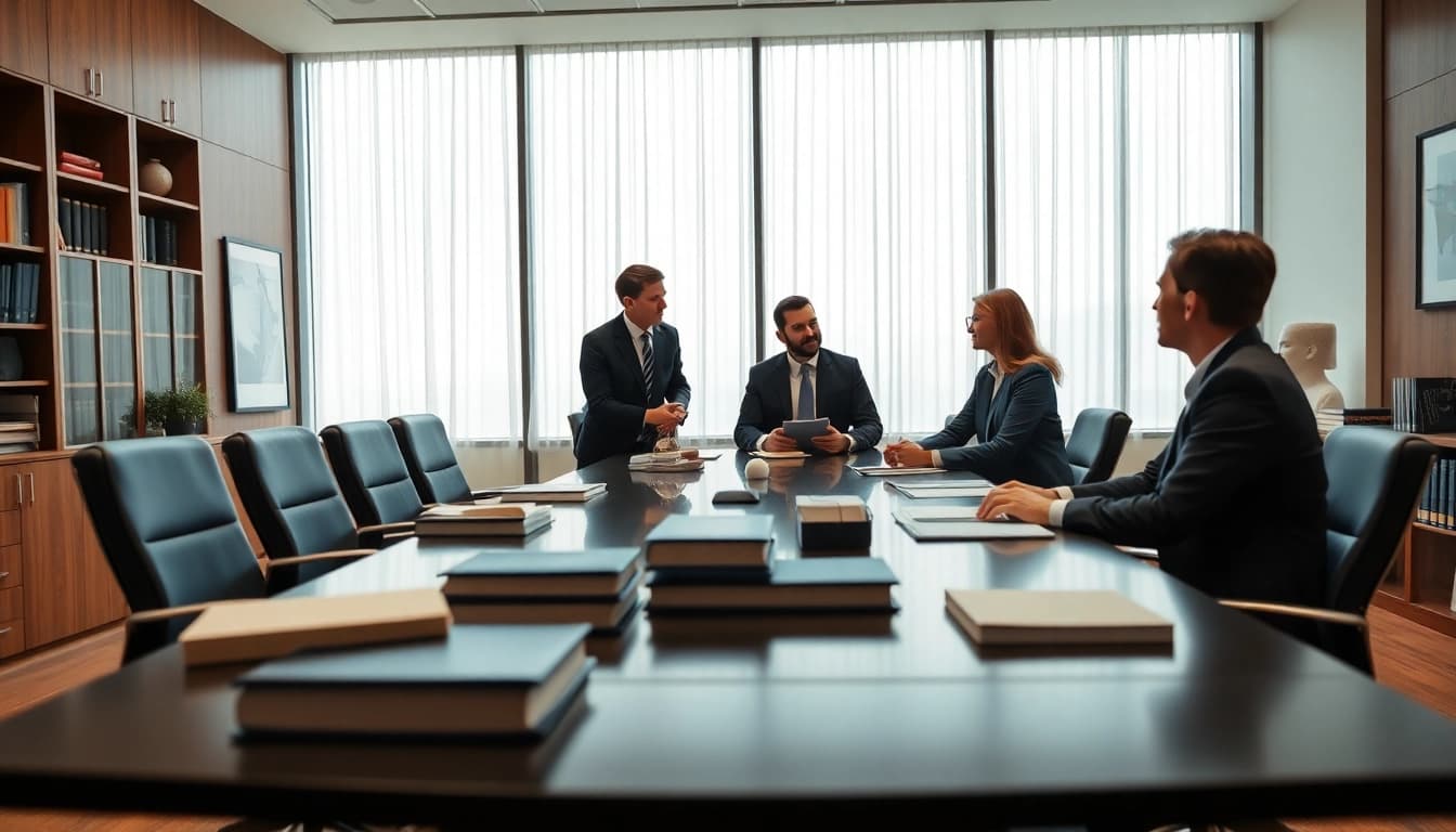 Consultation in a professional environment at https://www.lalitlaw.com with legal experts and clients.