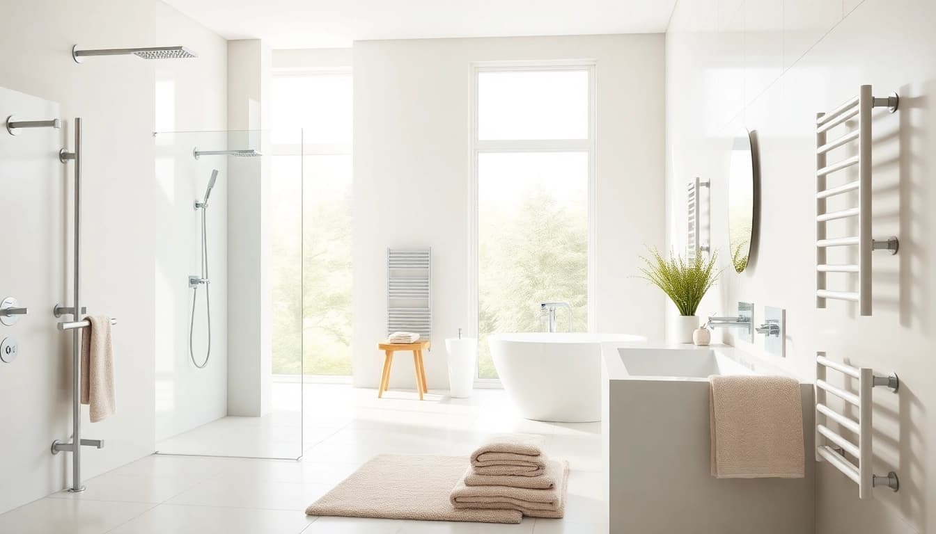 Entdecken Sie Sonni sanitär Produkte in einem modernen Badezimmer mit eleganten Armaturen.