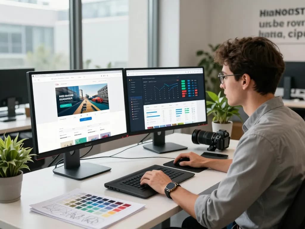 Freelance web designer in Kuala Lumpur showcasing innovative web design solutions through professional seo services kl