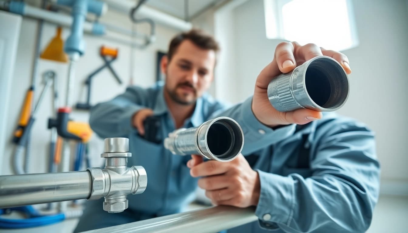 Whole House Repiping Tampa FL service being executed by a skilled technician.