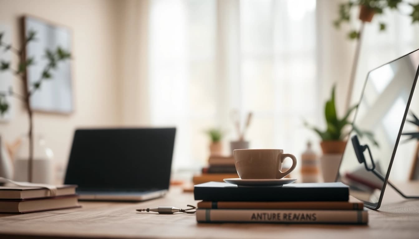Engaging workspace featuring items related to tips from https://nugevonden.nl for an inspiring atmosphere.