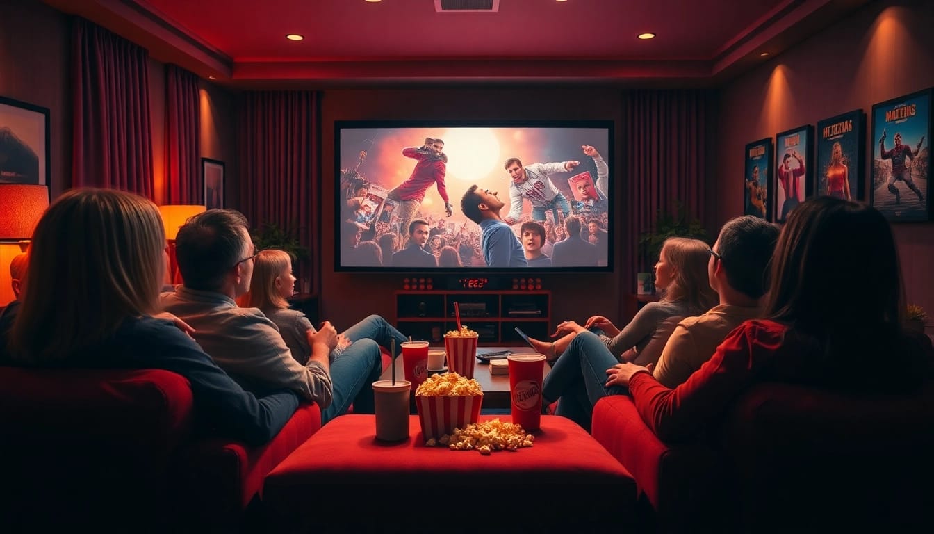 ดูหนังในบรรยากาศผ่อนคลายที่บ้าน พร้อมจอใหญ่และบรรยากาศอบอุ่น