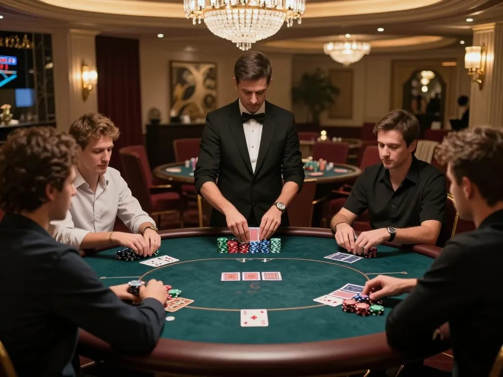 Engage in thrilling poker gameplay at okwin casino with high stakes and strategic moves