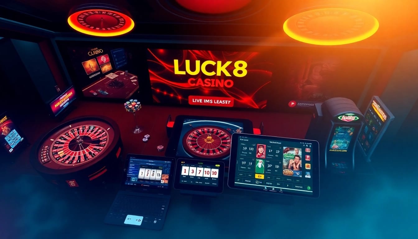 LUCK8 offers an exciting online casino experience with vibrant games and engaging visuals for players.