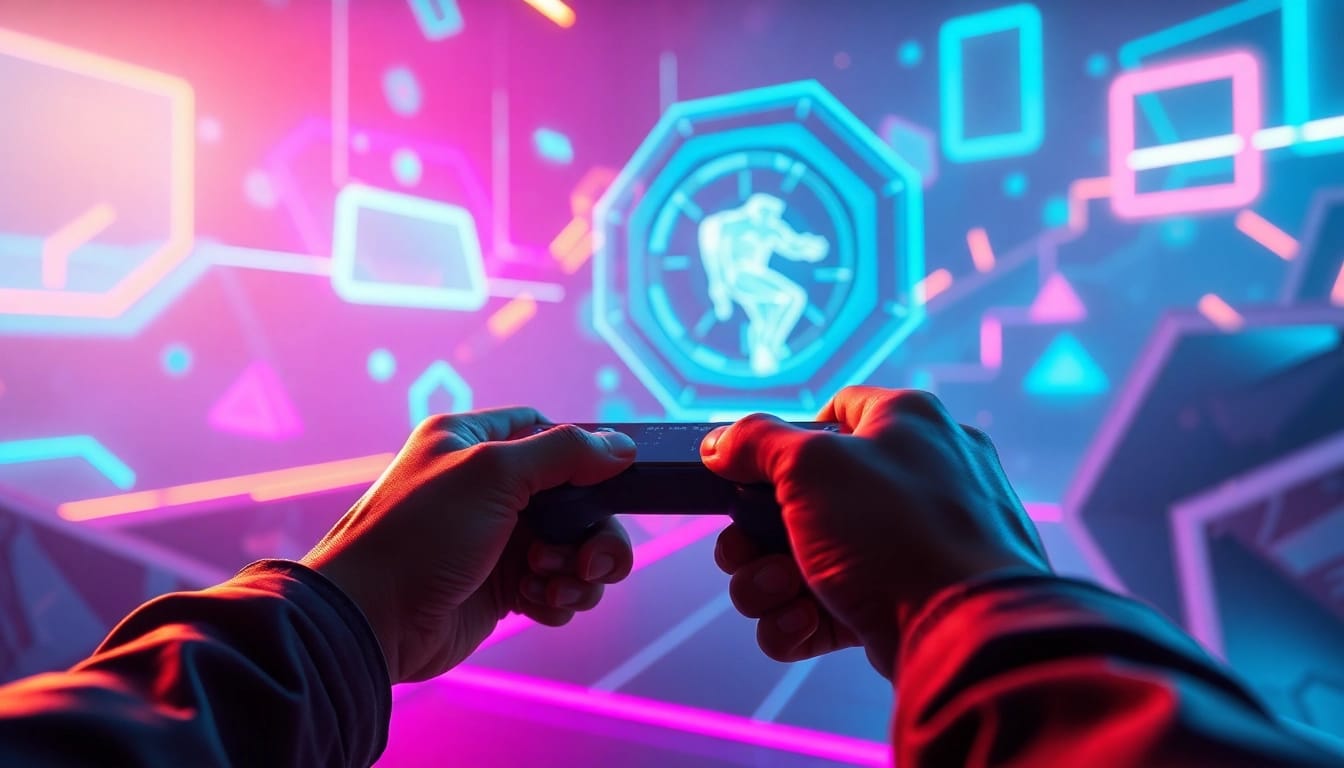 Engagment with interactive technology at https://www.trilgameshproject.com showcasing a vibrant gaming environment.