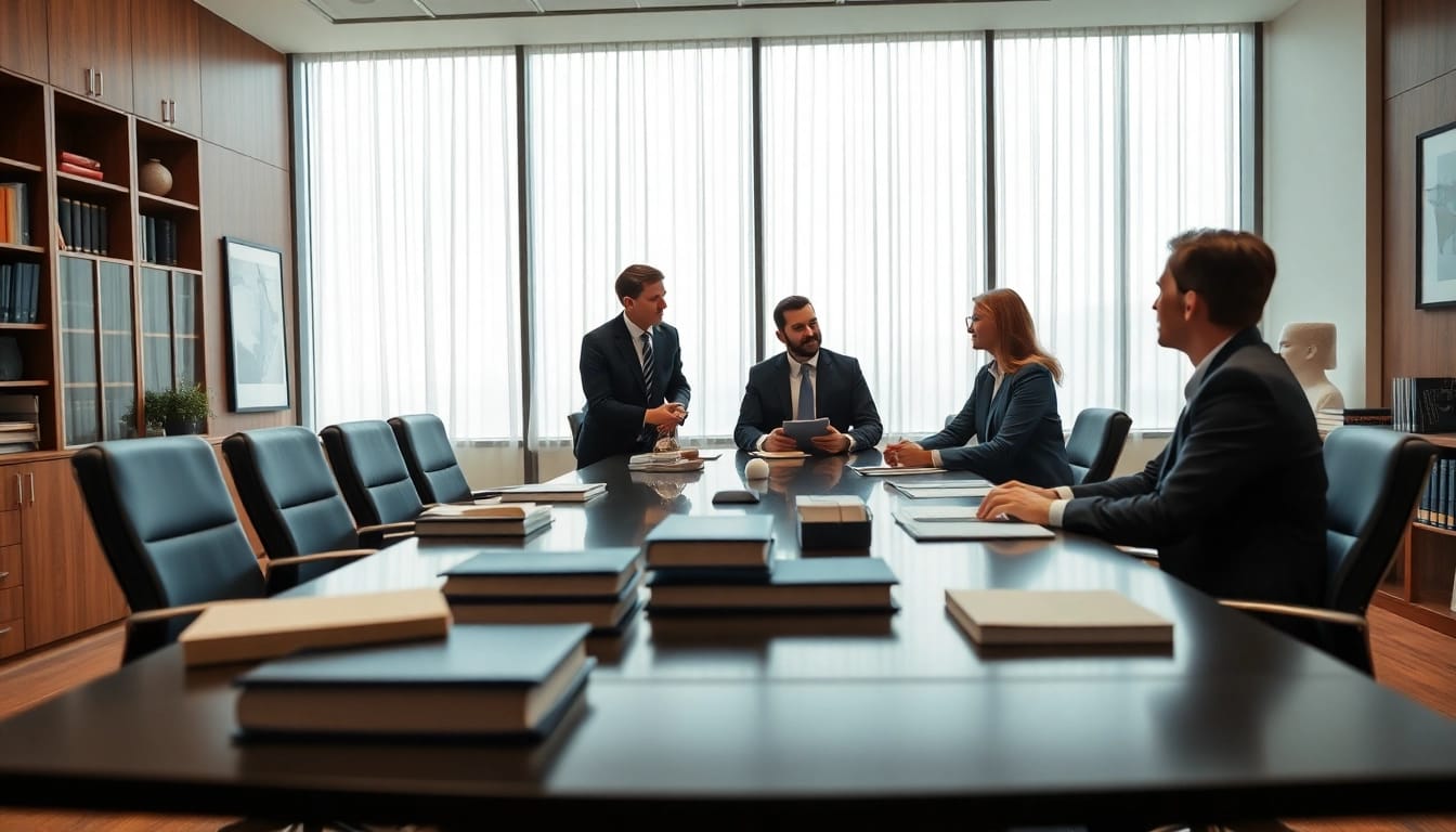 Consultation in a professional environment at https://www.lalitlaw.com with legal experts and clients.