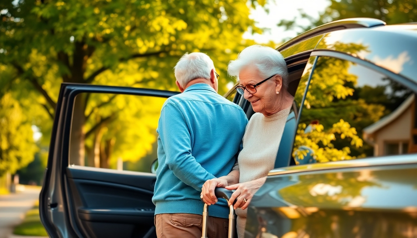 Elderly transportation services helping seniors reach destinations with care and safety.
