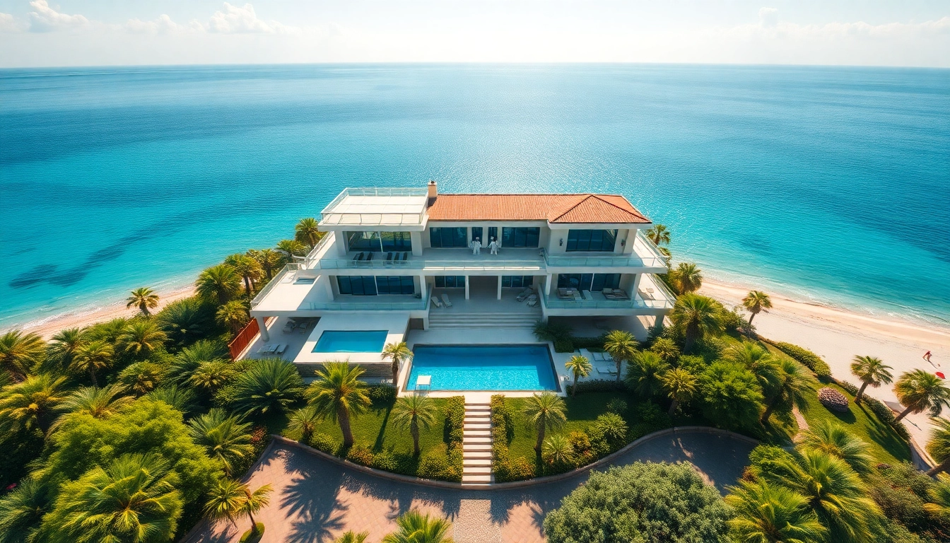 Beautiful villa by the beach showing property in turkey alanya with stunning coastal views.