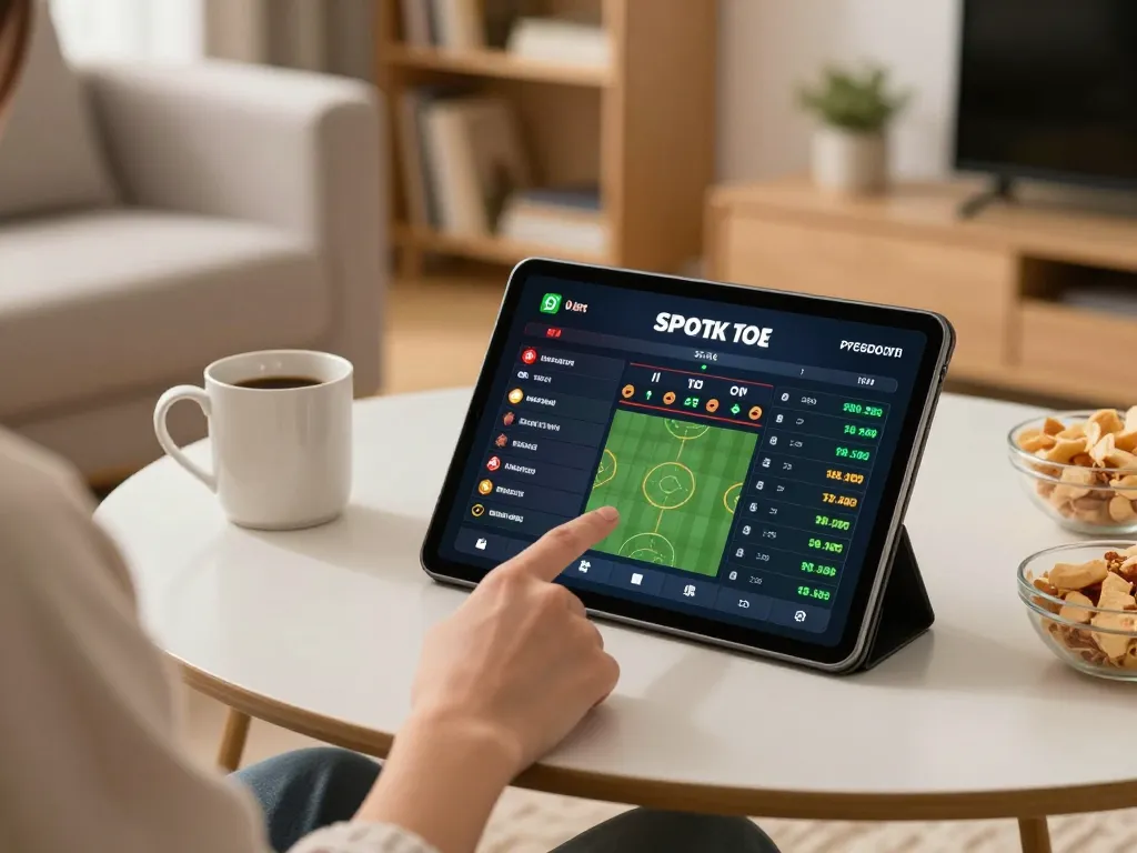 Engaging in online sports betting on Keonhacai with comfortable home setup