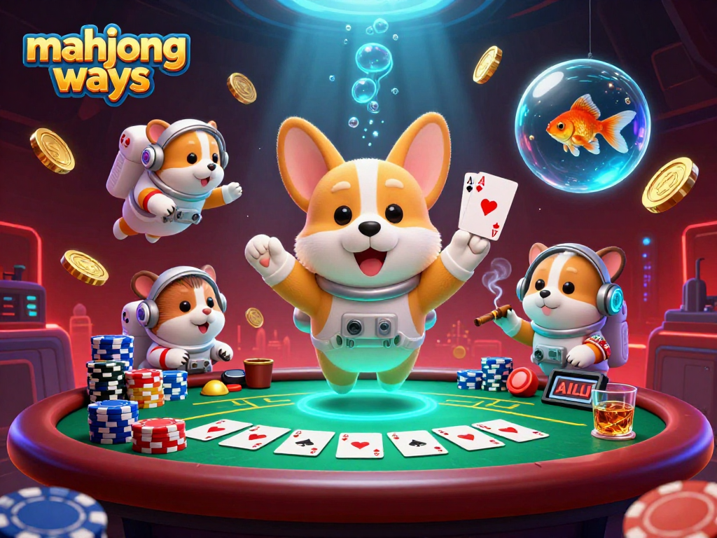Menang besar dengan mahjong ways di kasino online, penuh aksesoris poker dan atmosfer ceria