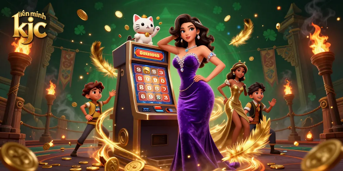 Engage in thrilling slot gaming at liên minh kjc with visual spectacle and excitement.