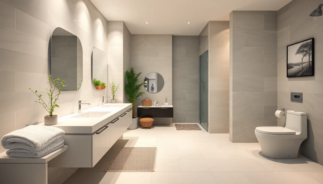 Transform your space with a beautiful bathroom remodel near me, featuring modern fixtures and elegant decor.
