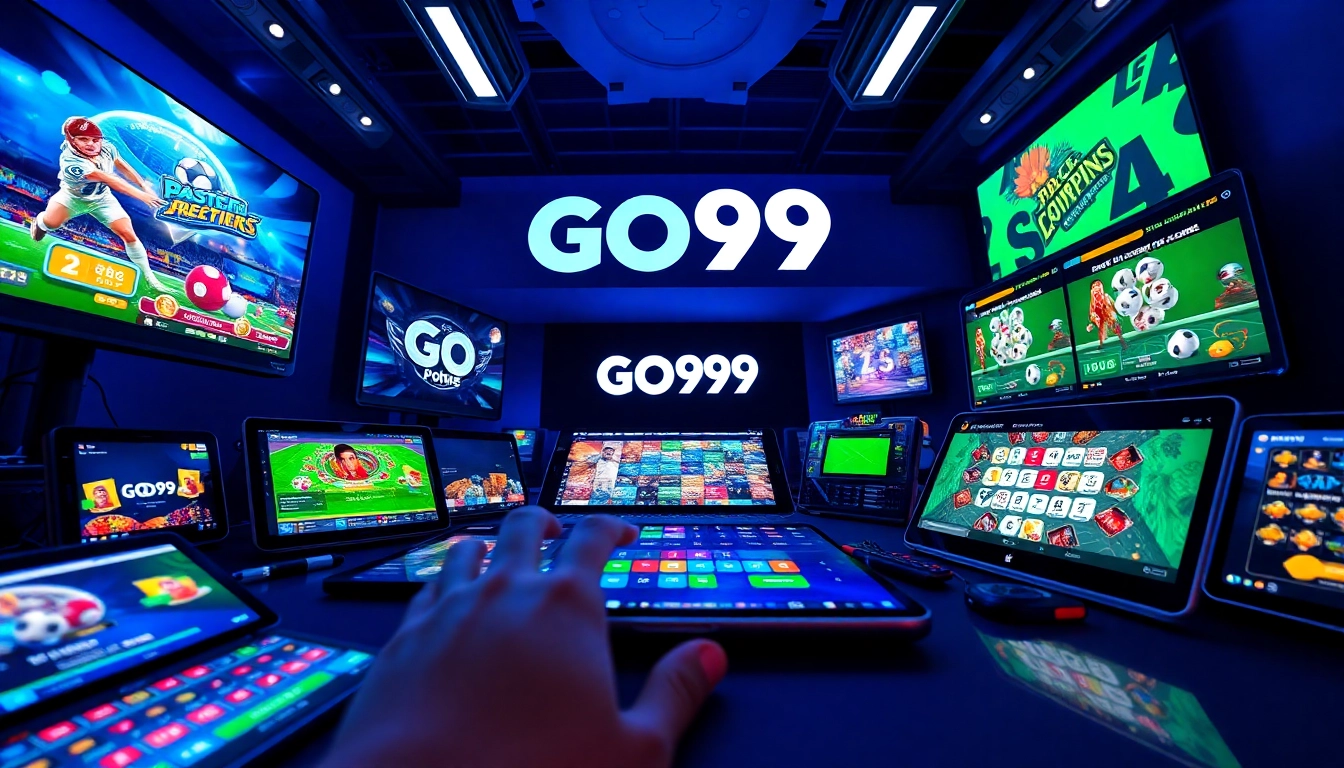 Exciting GO99 online gaming environment showcasing vibrant games and user satisfaction.