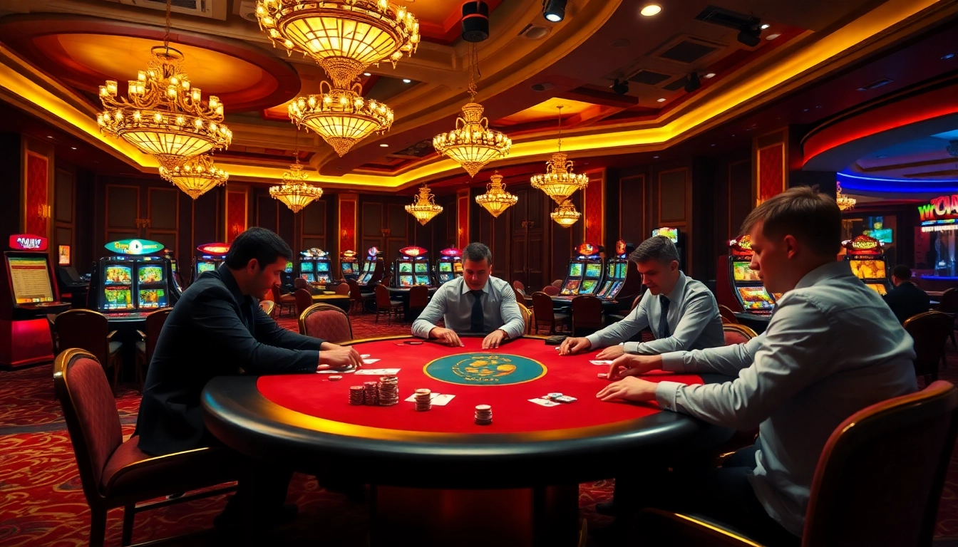 Menangkan permainan poker di MABAR88 dengan suasana kasino yang mewah.