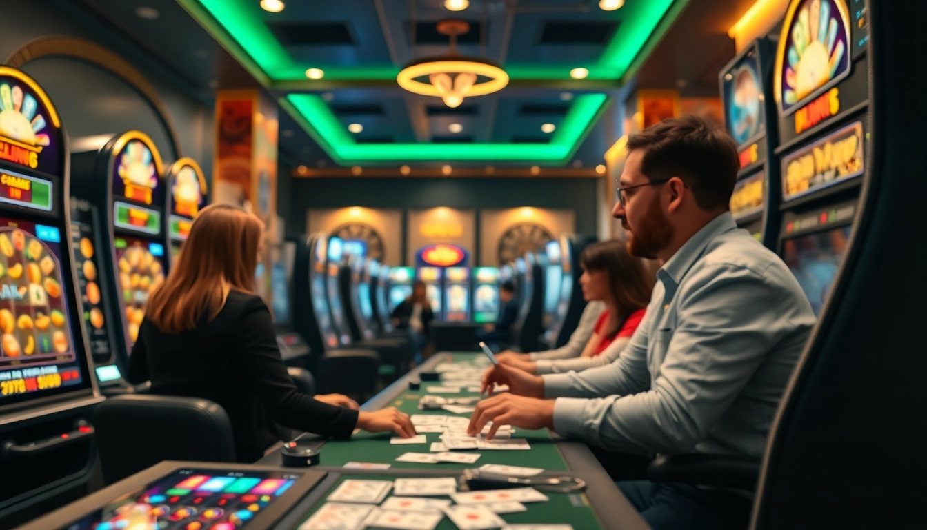 Erlebe die Spannung beim online casino spielen in einer aufregenden Spielumgebung.