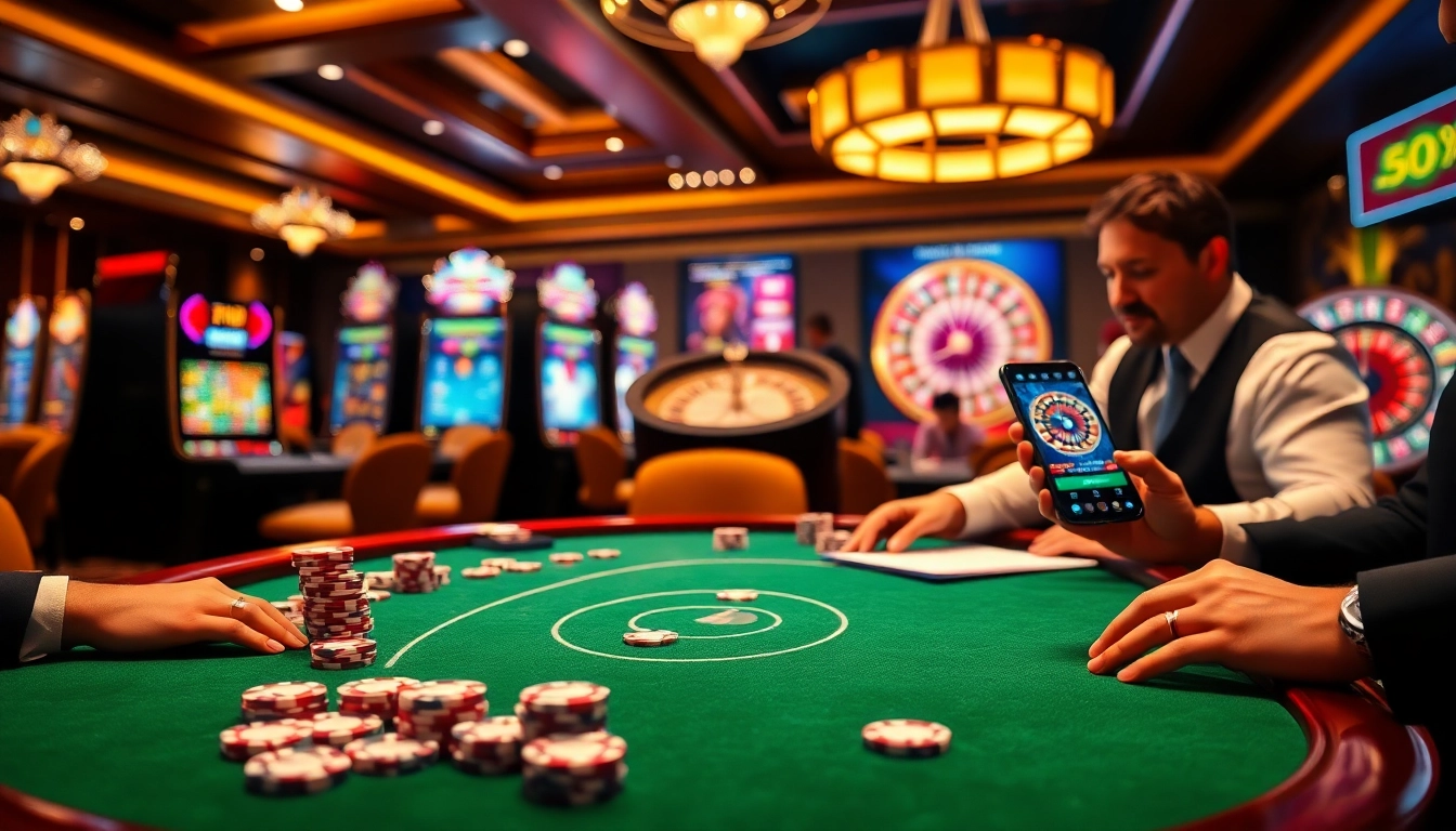 Players engage in intense card games at s88vip's luxurious casino table.