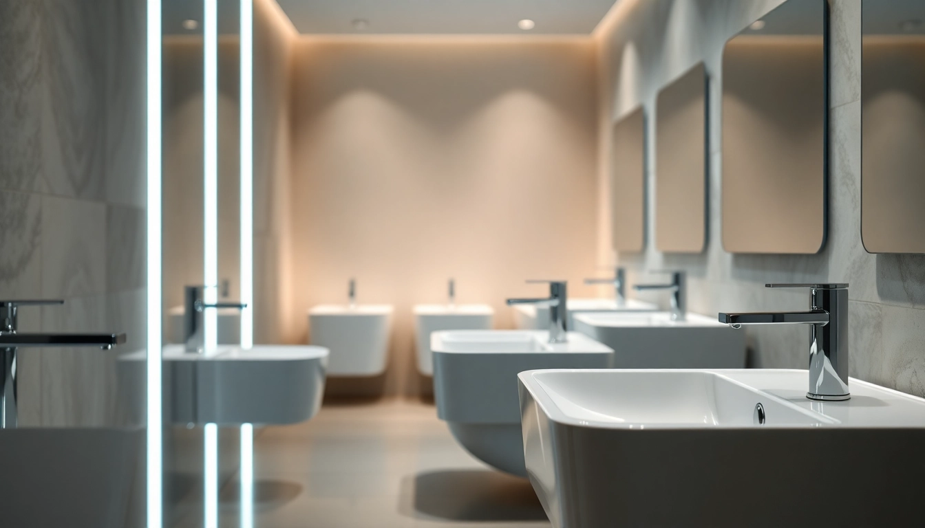 Scopri i migliori sanitari dal design moderno in un'atmosfera elegante e raffinata.