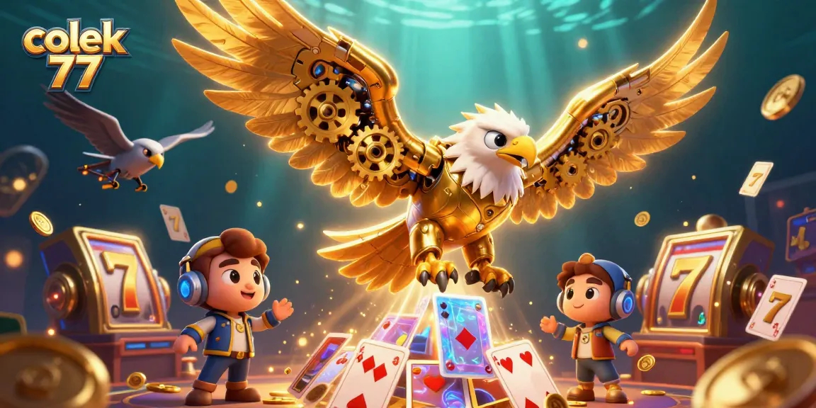 Engage in thrilling play and winnings with colek 77 featuring a vibrant casino scene.