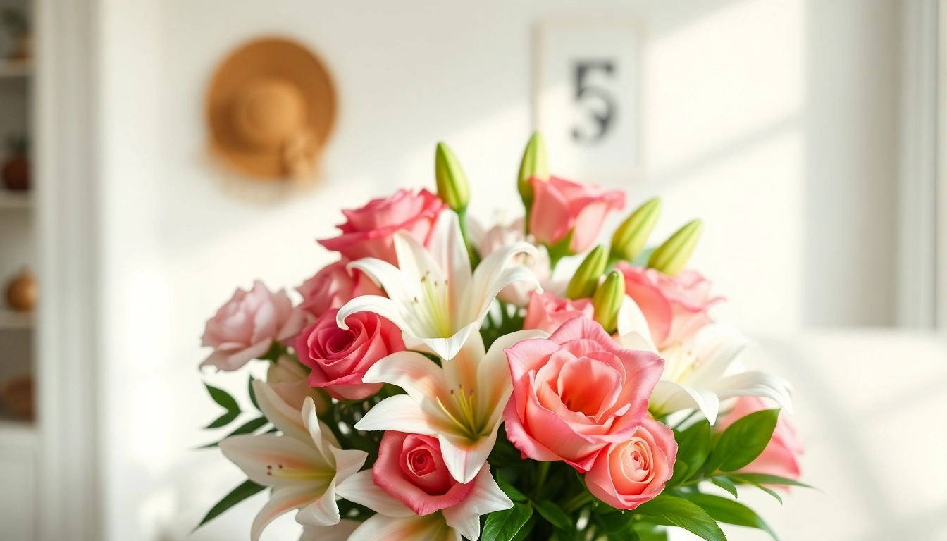 Arrange stunning letterbox flowers in a stylish setting to celebrate special moments.