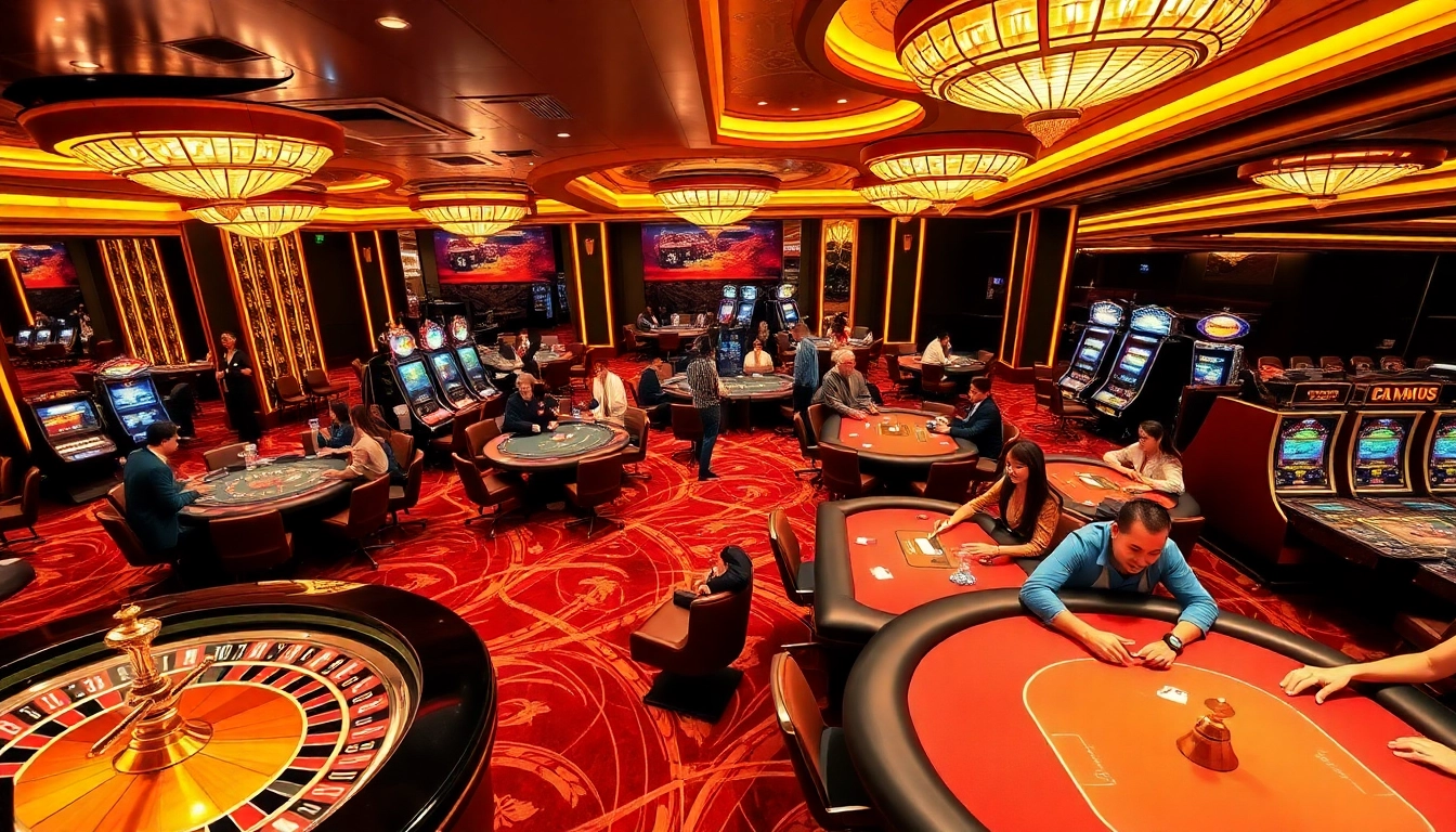 Players enjoying an exciting gaming experience at nhà cái 789p casino tables, showcasing thrilling gambling action and wins.