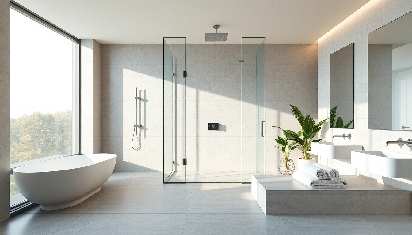 Enjoying a relaxing moment in elegant showers Australia with luxurious design elements.