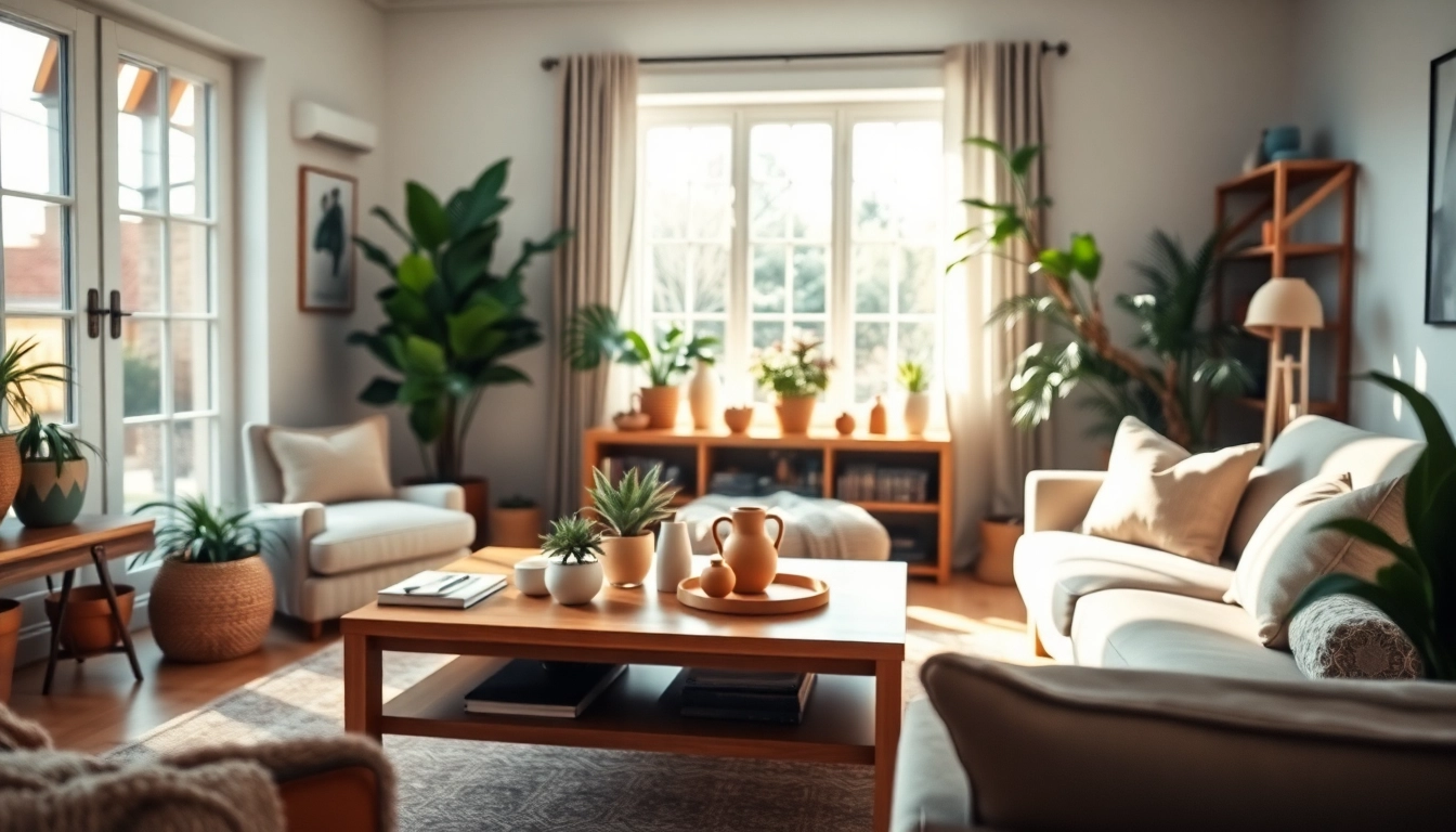 Engaging scene showcasing a UK Lifestyle Blog-inspired cozy living room setup inviting readers.
