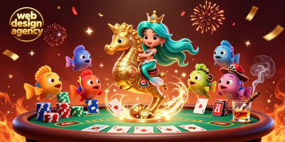 Experience the thrill of the casino with our web design agency creating vibrant gaming interfaces.