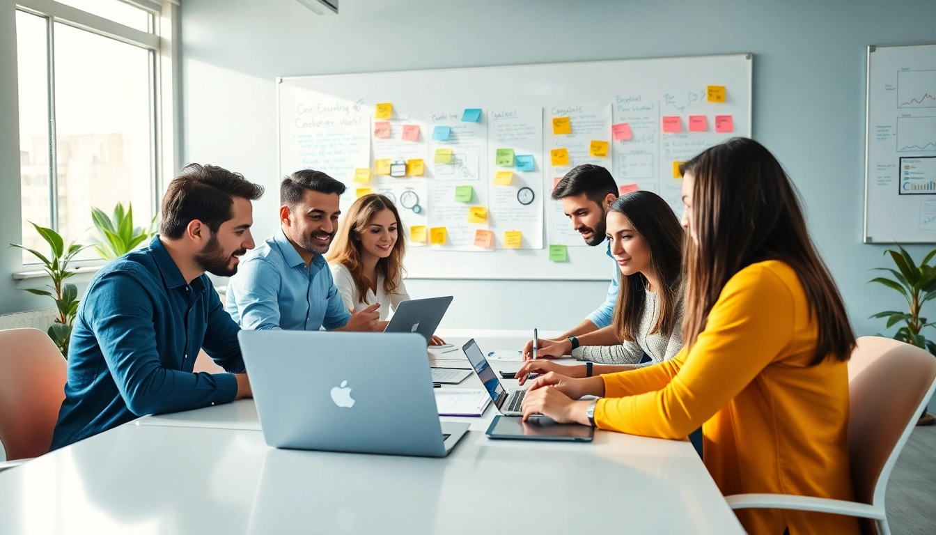 Executing unlimited WordPress tasks with a collaborative team in a modern workspace.