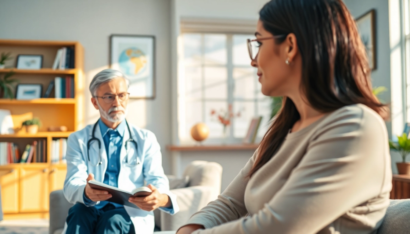 Engaging session with a top psychiatrist in dubai providing attentive support to a patient.