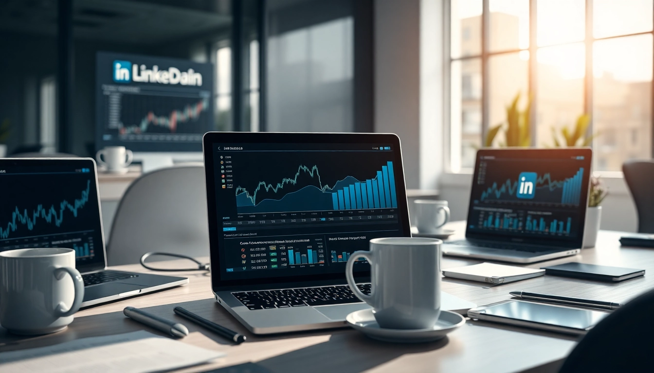 Visualizing linkedin scraper pricing through a detailed and modern digital workspace.