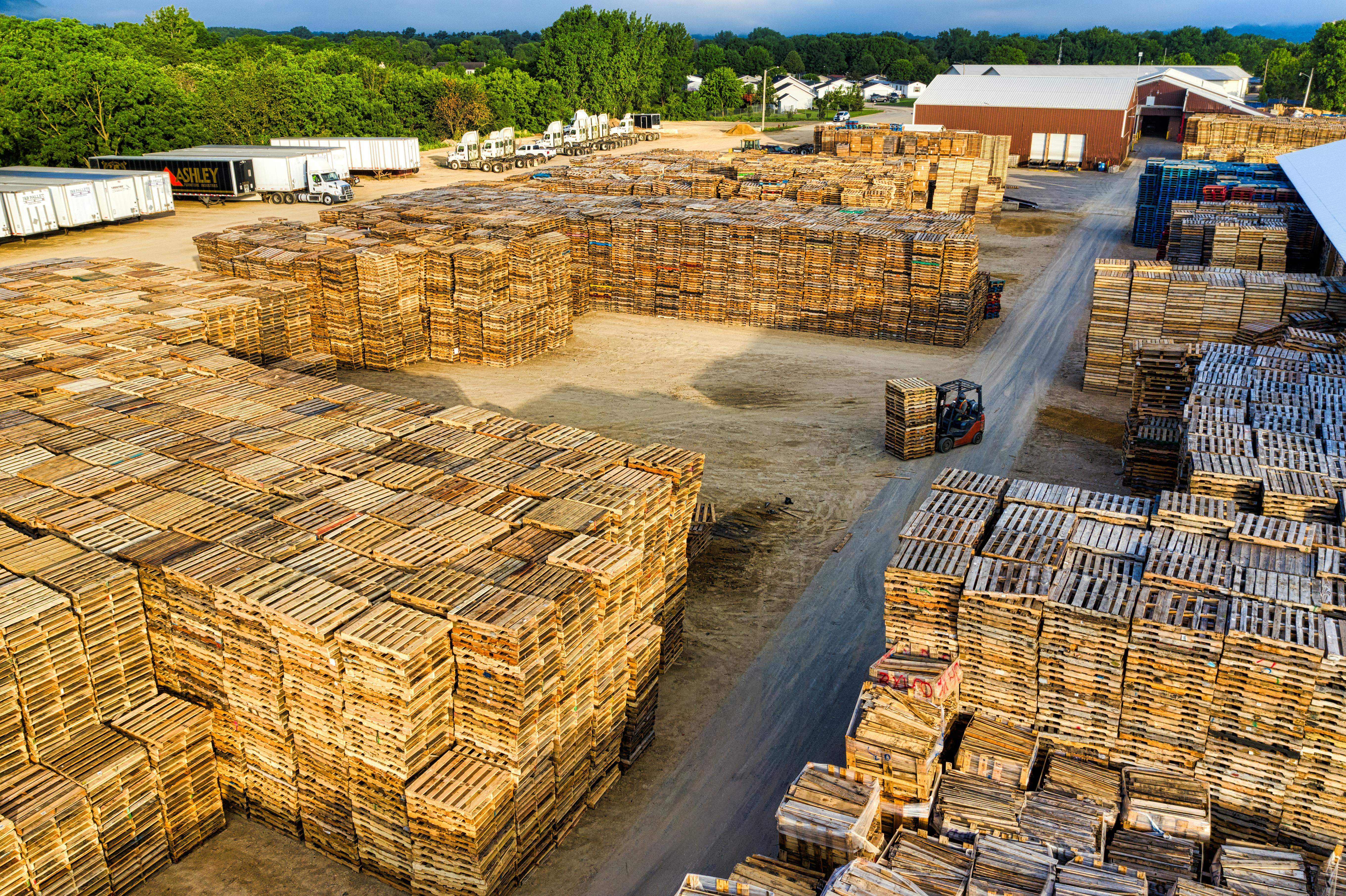 Sustainable Pallets Supporting Green Practices