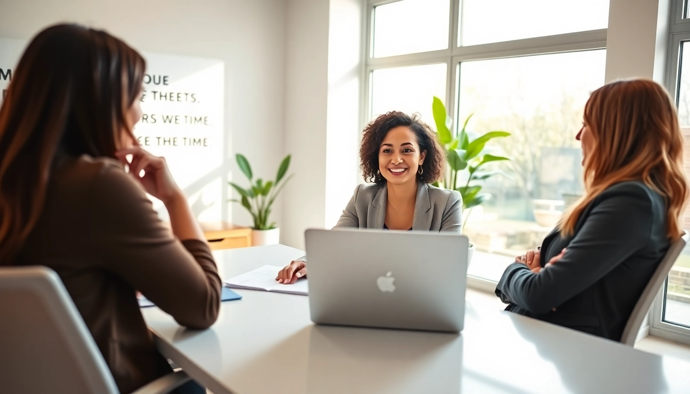 Dynamic coaching session with a business coach for women inspiring growth and confidence.