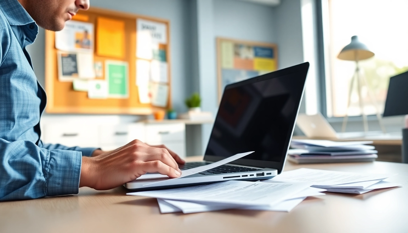 Engaging in a press release submission process within a modern workspace.