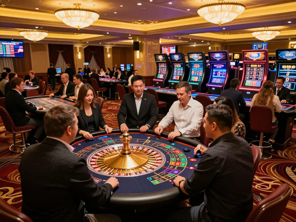 Watch players around the roulette table as excitement rises in this casino scene, focusing on strategic bets and the thrill of gaming with giường bệnh nhân features.