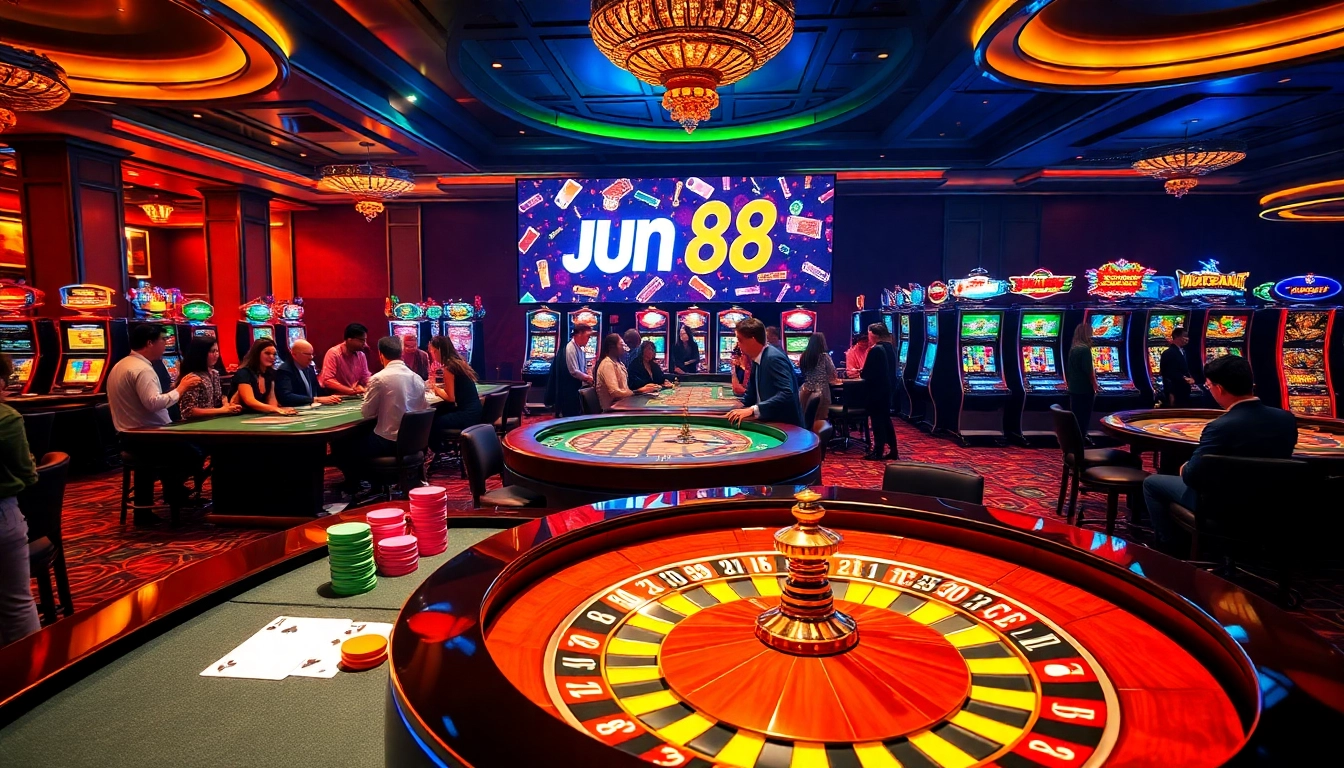 Join the excitement at Jun 88 casino as players engage with vibrant games.