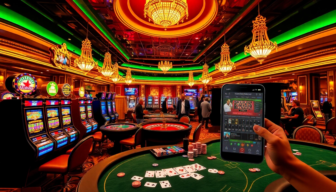 Découvrez l'excitation du meilleur casino en ligne avec des tables de jeu vibrantes et une ambiance luxueuse.