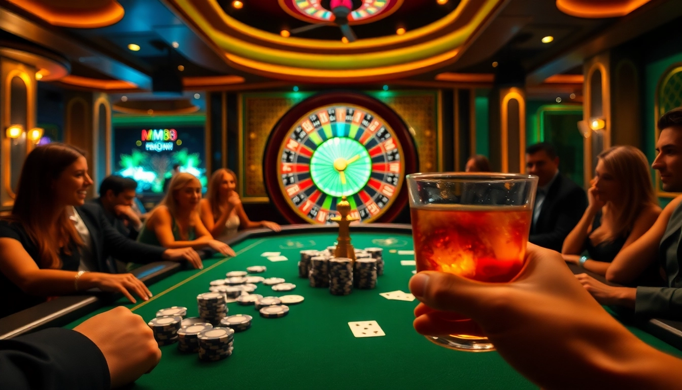 Experience high-stakes gambling excitement at https://mm88.co.in/ with luxurious poker tables and vibrant roulette.