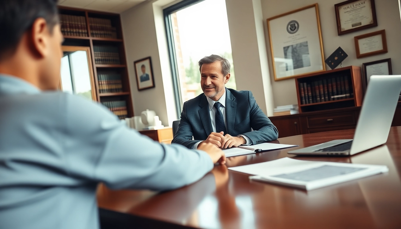 Consultation with a New Hampshire Immigration Attorney in a professional office setting.