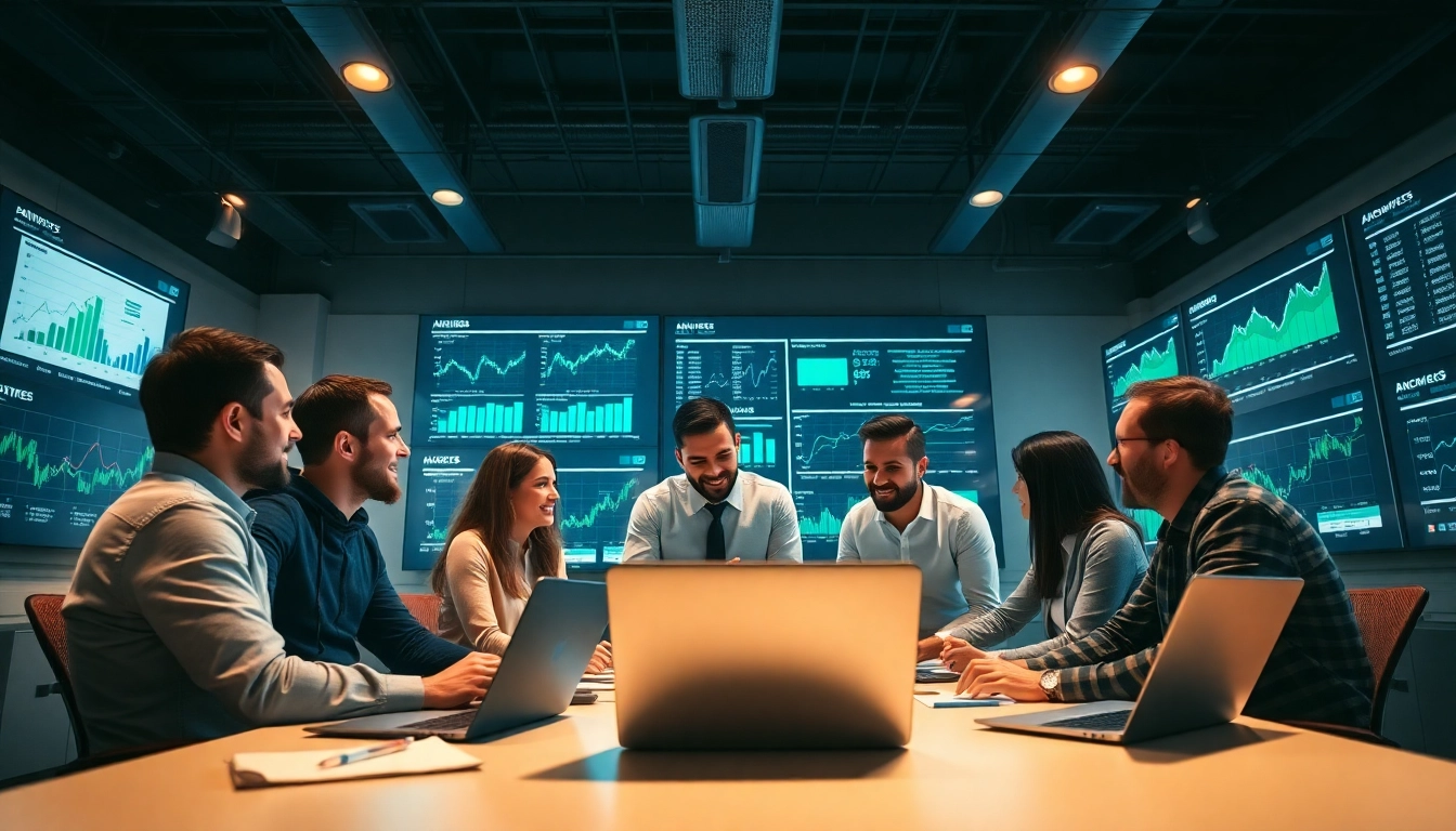 Engaging competitive intelligence faqs session with modern analysts discussing insights.