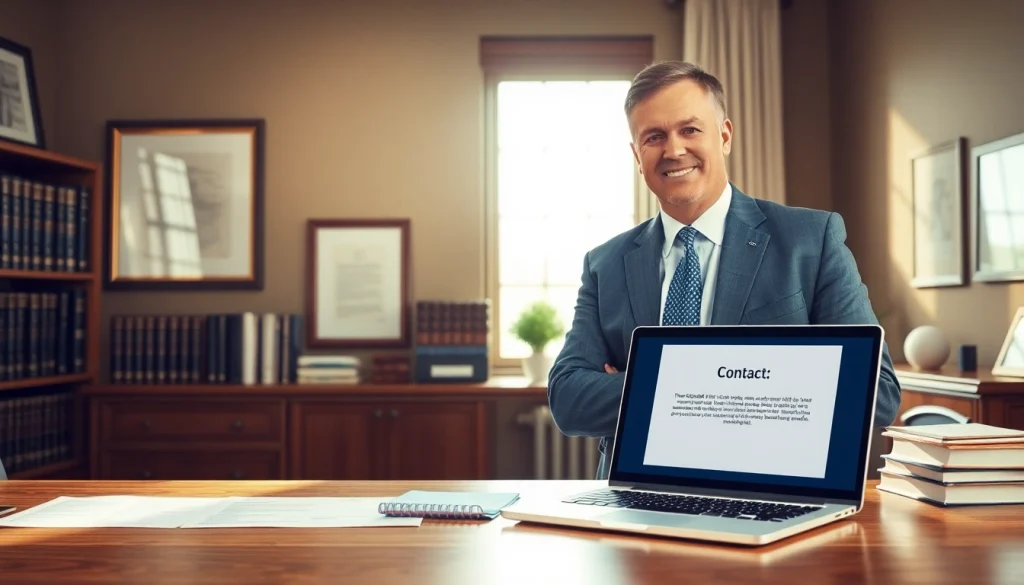 Tim Grabe, a personal injury attorney at https://www.timgrabeattorney.com, ready to assist clients in his law office.