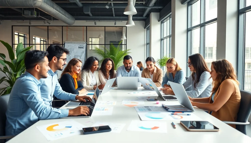 Enhance your marketing strategy with insights from https://fhpts.com during a collaborative office session.