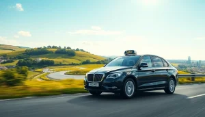 Taxi Nottingham to Birmingham Airport traveling through scenic landscapes