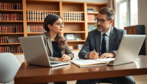 Consulting a client at https://www.stpetefamilyattorney.com for family law services showcasing trust.