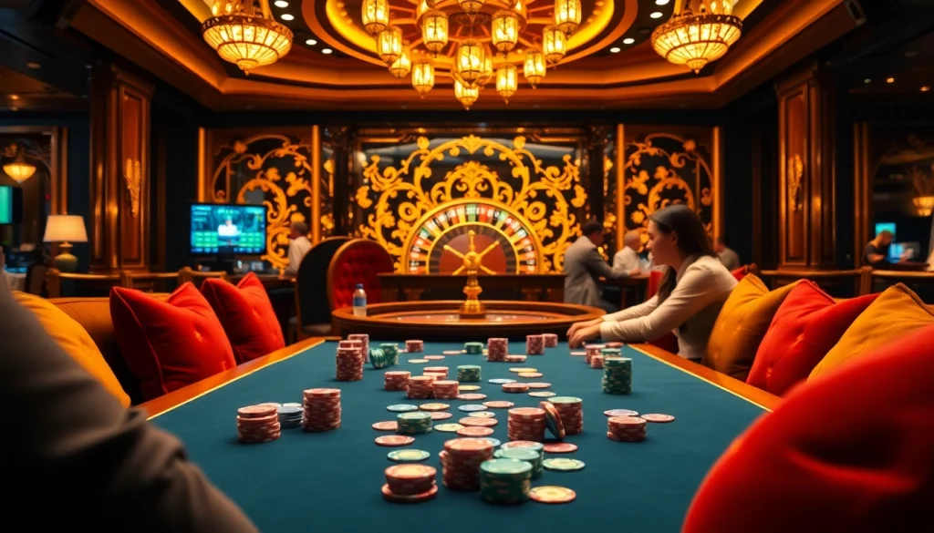 Experience the excitement of gambling at https://xx88.pizza/ with vibrant casino tables and lively players in action.