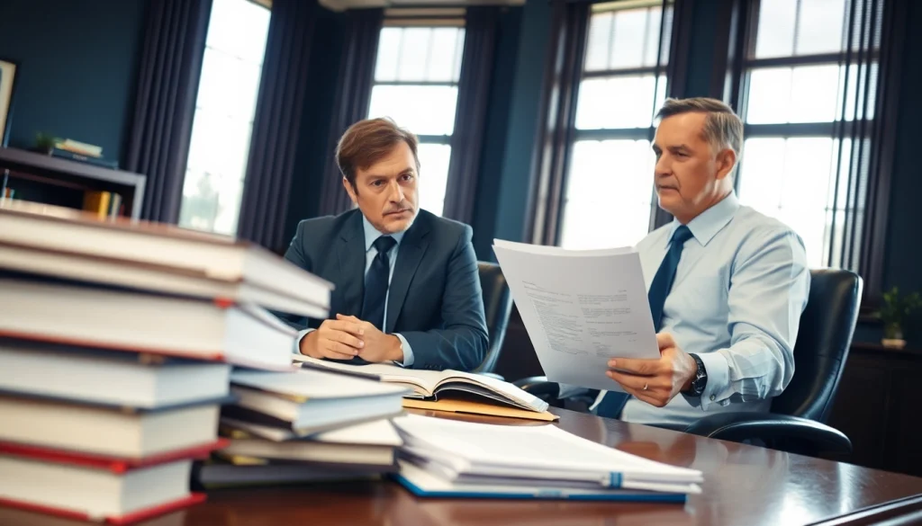 Consultation with a South Dakota truck accident lawyer showing professional interaction.