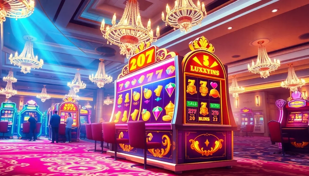 Menangkan hadiah dengan bermain luxury777 slot di kasino mewah yang cerah.