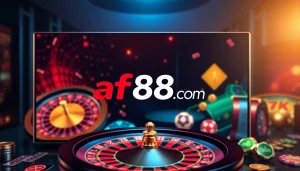 Explore af88.com, the premier online gambling platform with vibrant casino graphics and intuitive user interface.