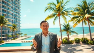 Showcase of pattaya property for sale with modern condominiums and ocean views, attracting potential buyers.