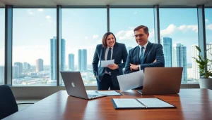 Consultation at https://www.tnlmiami.com showcasing a lawyer assisting a client in Miami